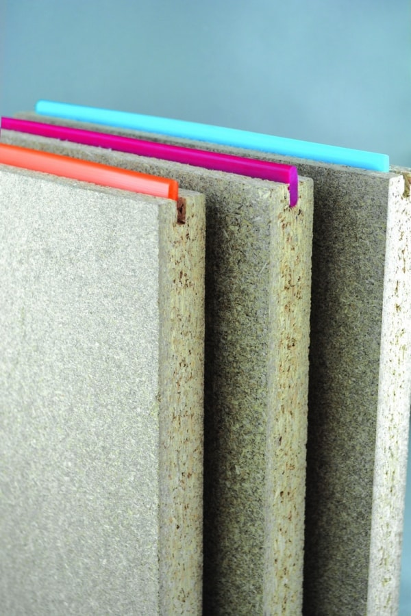 Tongue groove particle boards Structafloor yellow tongue flooring