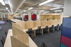 Plywood desks office library