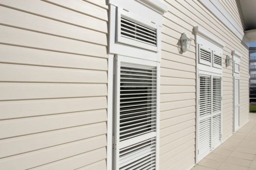 Weatherboards. Weatherboard cladding. Concrete boards fibre cement cladding