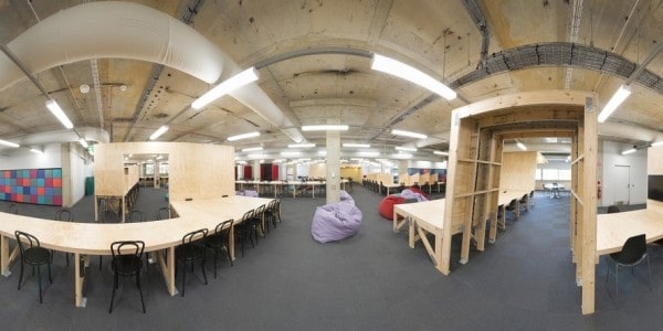 Panorama of collaborative learning space