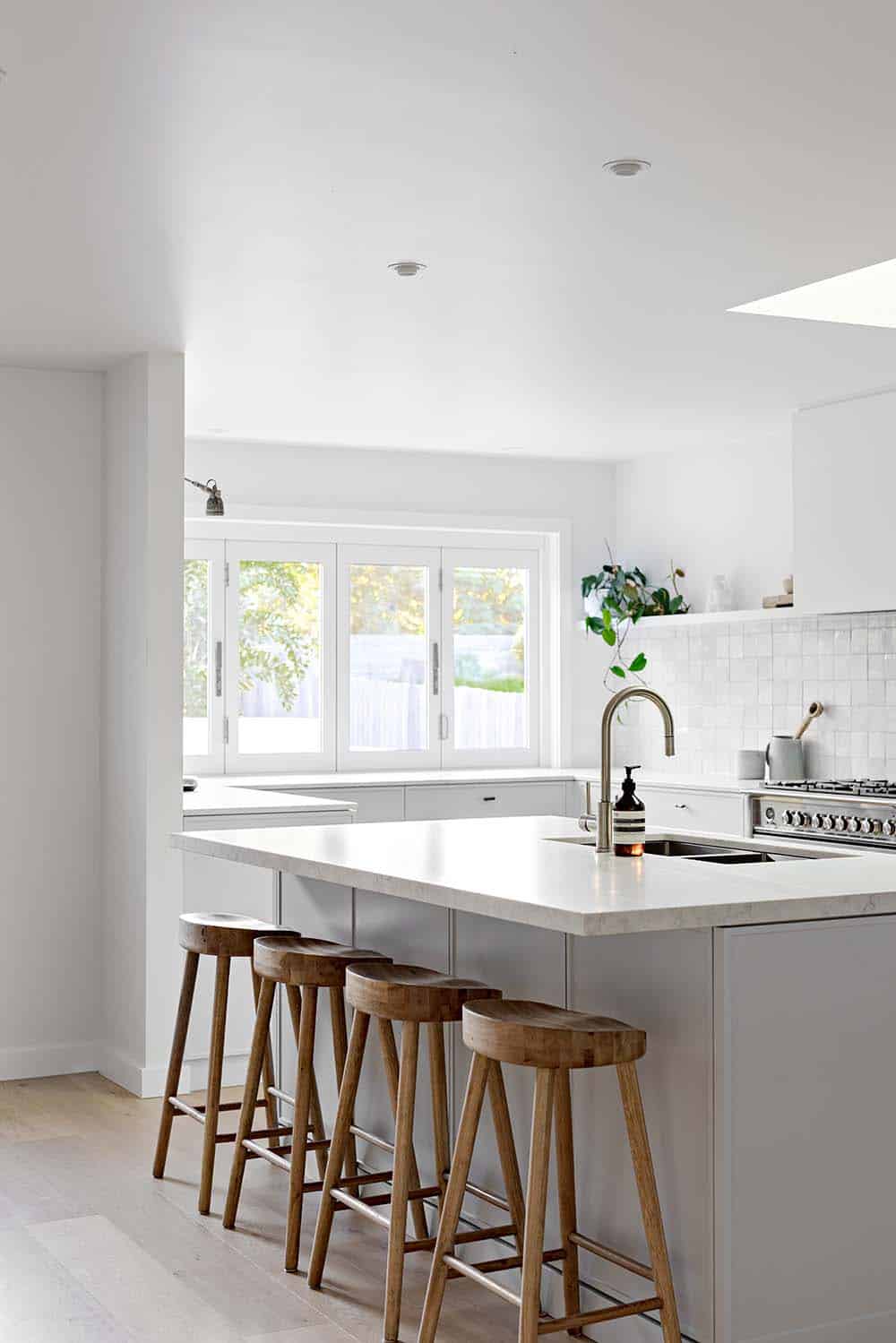 Shot of the coastal designed kitchen