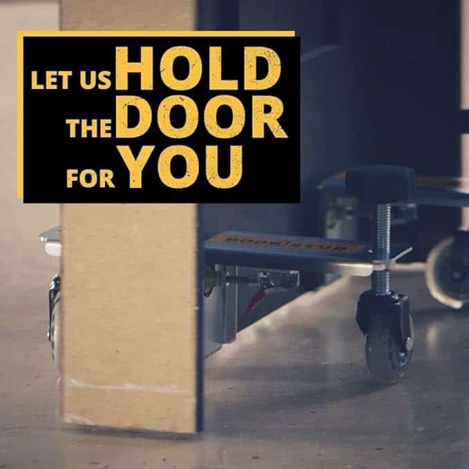 Let us hold the door for you