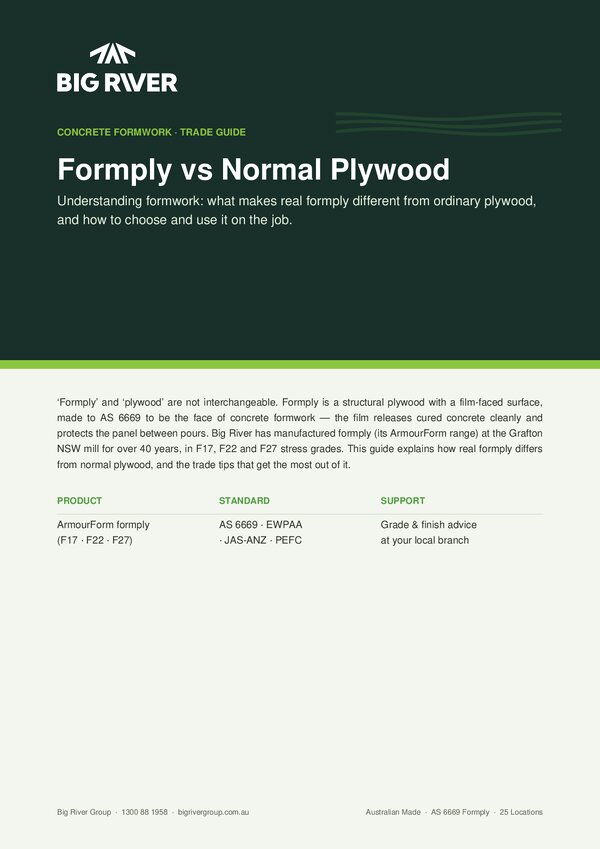 Preview of A guide to understanding formwork formply vs normal plywood