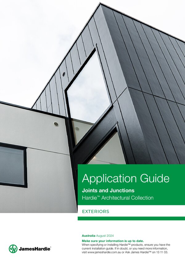 Preview of Application Guide - Joints & Junctions