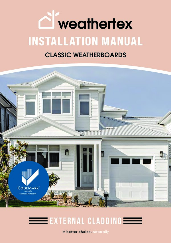 Preview of Weathertex Classic Installation Manual
