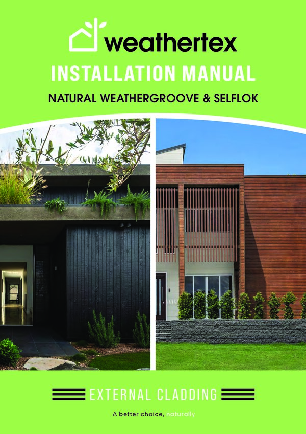 Preview of Weathertex Natural Installation Manual